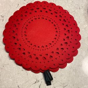 COPY - Cynthia Rowley 4 pc Valentine Heart Placemats New